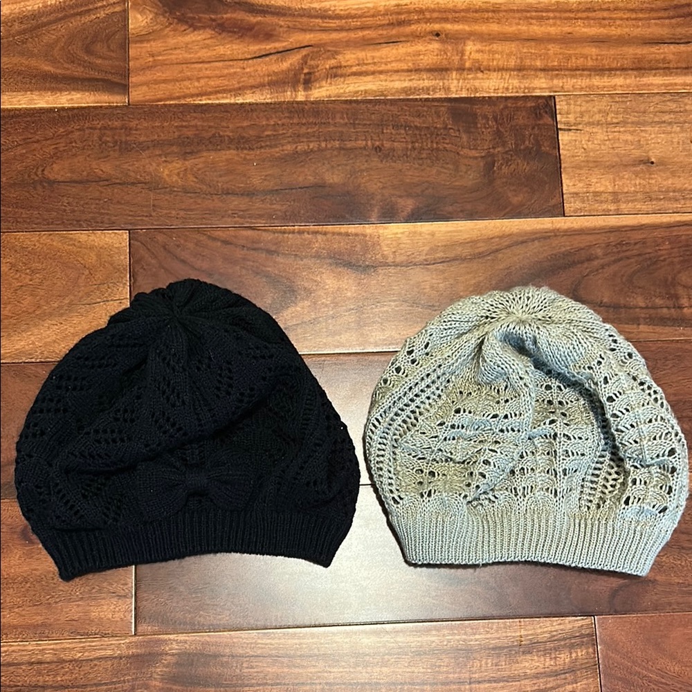Knit Beanie Duo